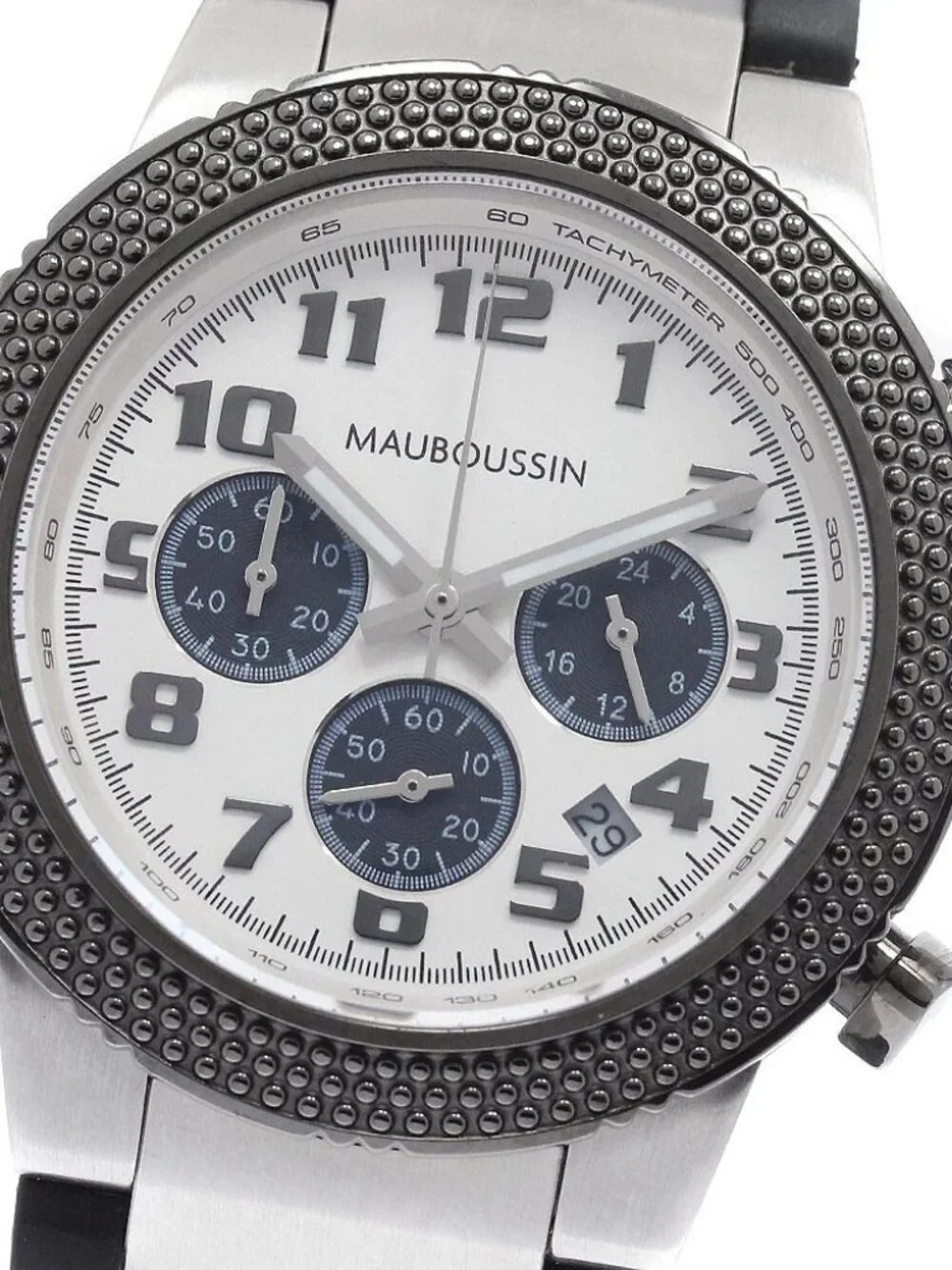 MAUBOUSSIN First Day Watch FD011/9192300-557C white Dial Quartz Men's_967685